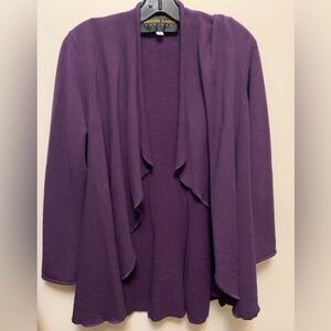 BRENDA LAINE COLLECTION Bamboo Blend Waterfall Cardigan